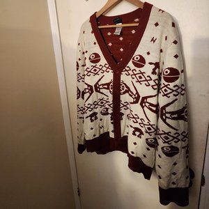 Star Wars Cardigan Tie fighter, AT-AT, Death Star